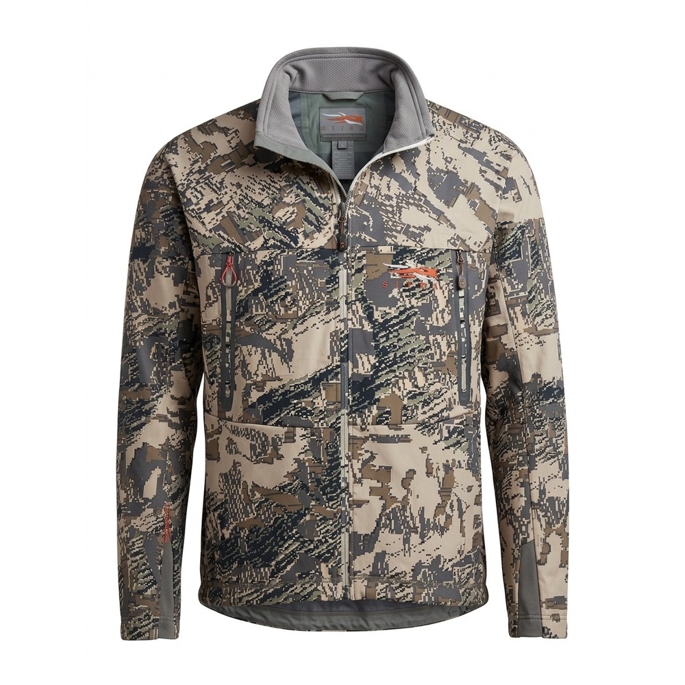 Sitka Gear Stratus Jacket Large Optifade Elevated II WINDSTOPPER Camo 01207